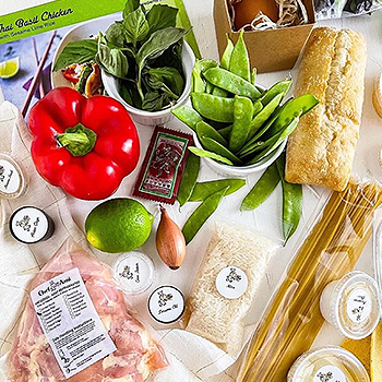 Variety of fresh ingredients