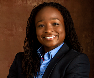 Alexandra B., customer testimonial photo showing her preparing meals